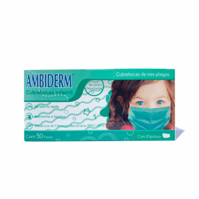 CUBREBOCAS INFANTIL VERDE