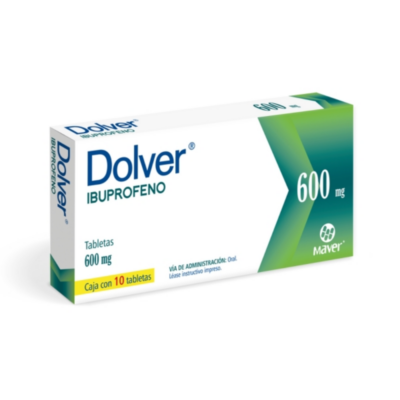 DOLVER 600 (IBUPROFENO) 10 TAB