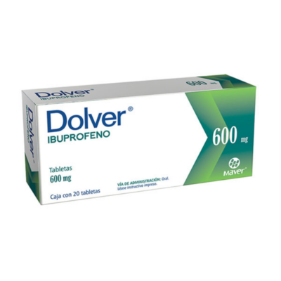 DOLVER 600 (IBUPROFENO) 20 TAB