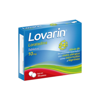 LOVARIN (LORATADINA) 10MG 10TAB