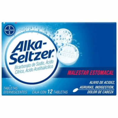 ALKA-SELTZER 12 TABLETAS