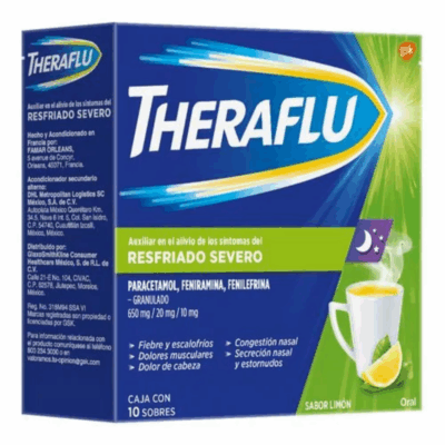 THERAFLU NOCHE 10 SOBRES