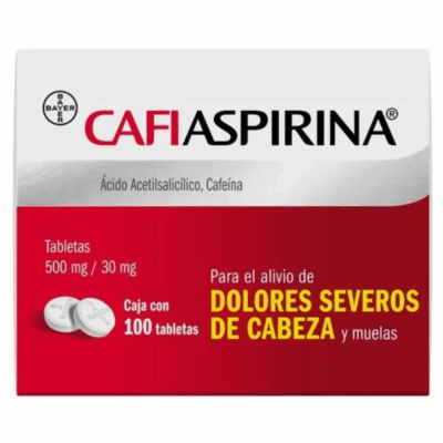 CAFIASPIRINA  100 TABLETAS
