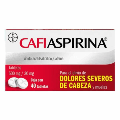 CAFIASPIRINA 40 TABLETAS