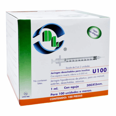 JERINGA INSULINA DL 1ML C/100