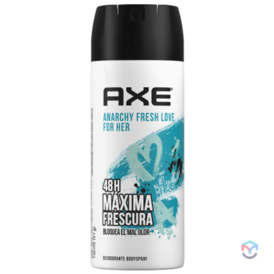 DESODORANTE AXE ANARCHY FRESH LOVE 150 ML MUJER