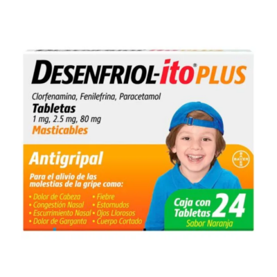 DESENFRIOL-ITO PLUS 24 TABLETAS