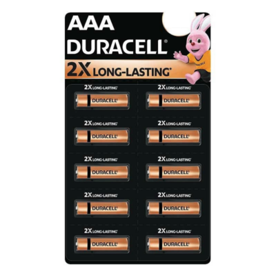 PILA DURACELL AAA C/10