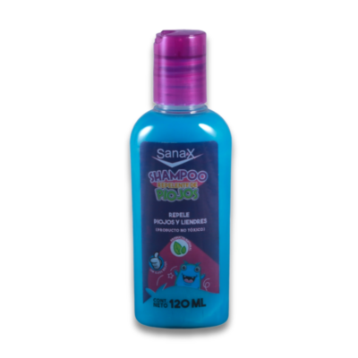 SHAMPOO REPELENTE PIOJOS SANAX 120ML