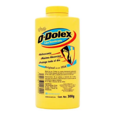 TALCO ODOLEX  AMARILLO 300G