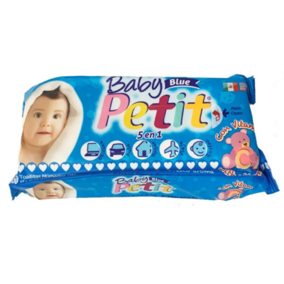 TOALLITAS HUMEDAS BABY PETIT AZUL C/80