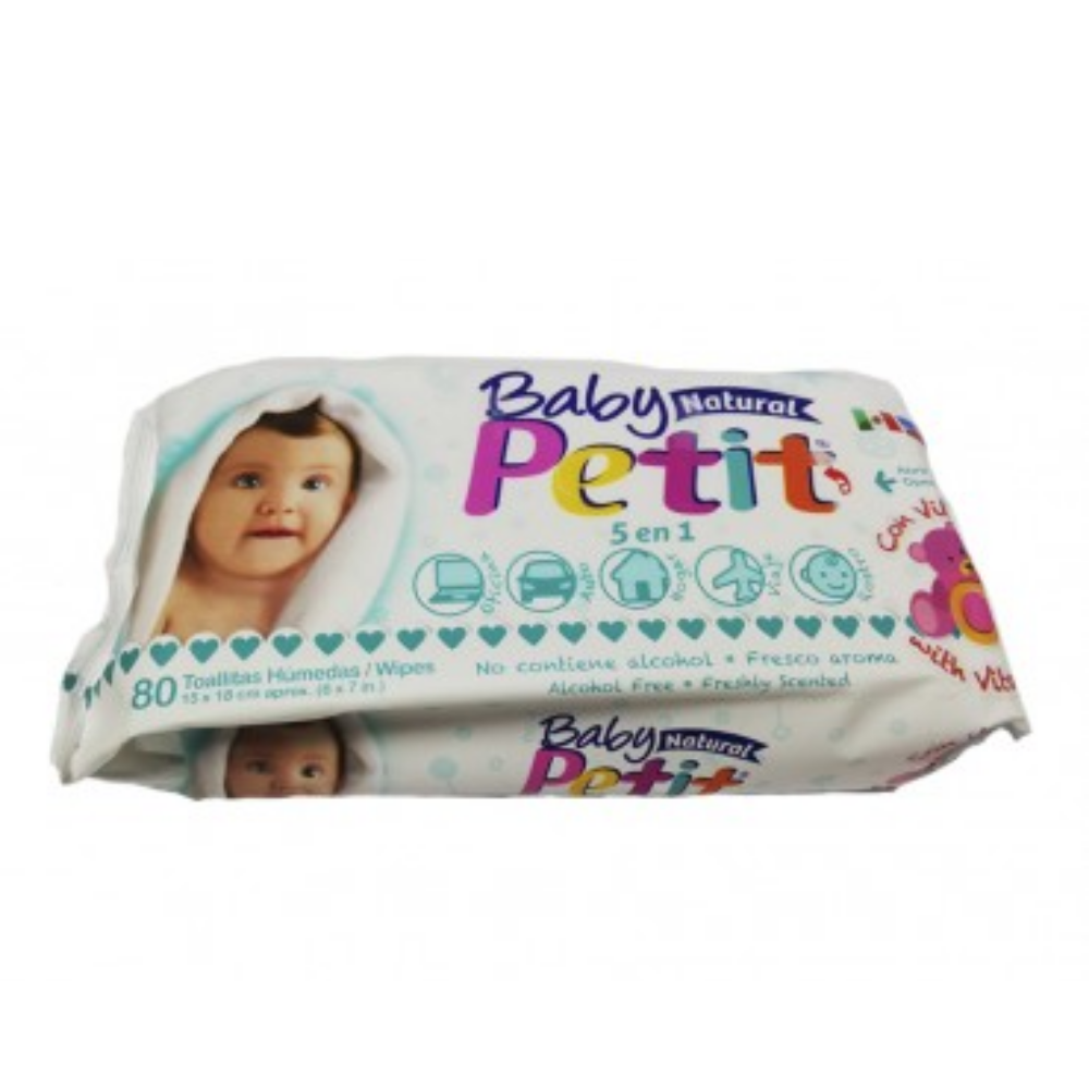 TOALLITAS HUMEDAS BABY PETIT ROSA C/80