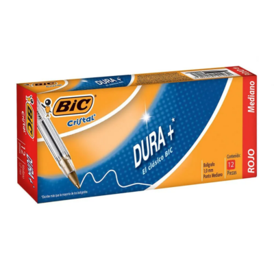 PLUMA BIC ROJA C/12 PZA