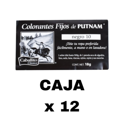 COLORANTE CABALLITO NEGRRO C/12
