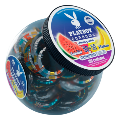 VITROLERO PLAYBOY SANDIA/PLATANO 100 PZ